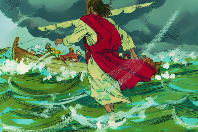 Jesus Walks On The Water