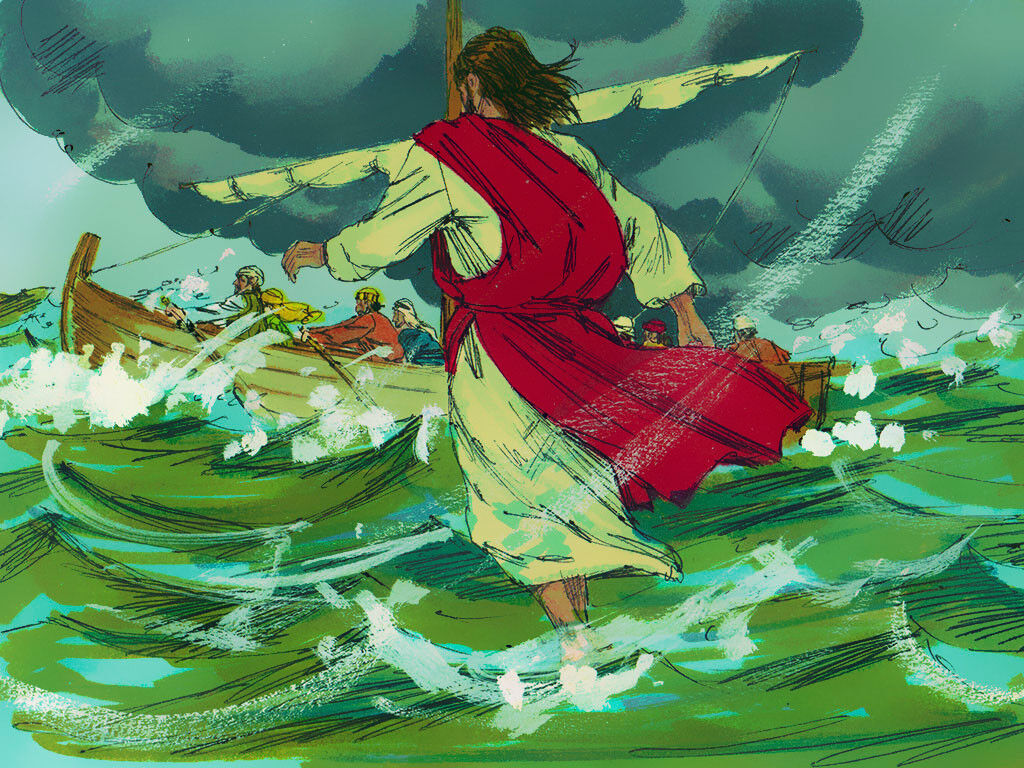 Jesus Walks On The Water